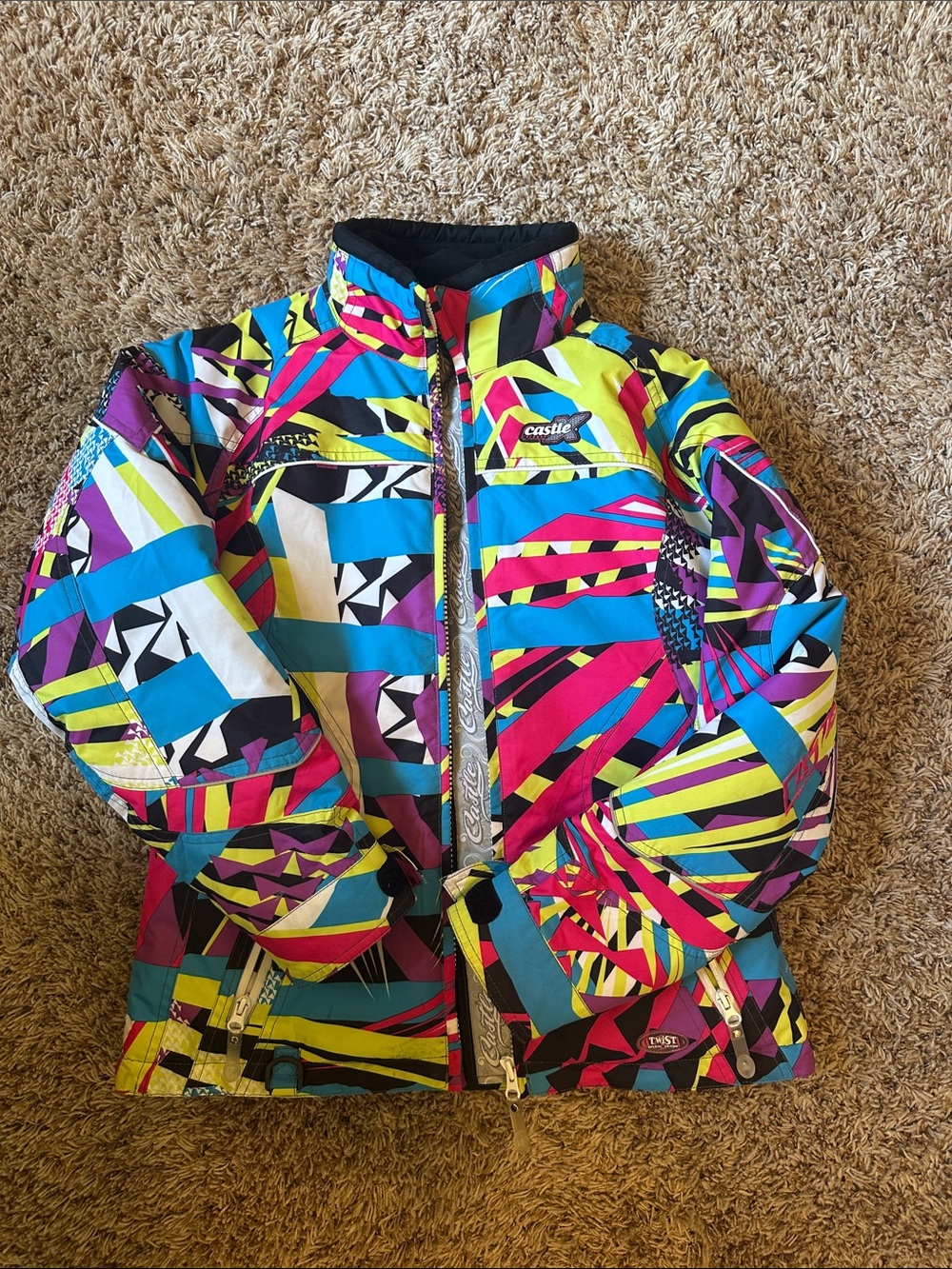 Multicolor Geometric Castle X Jacket - Picture 2 of 3